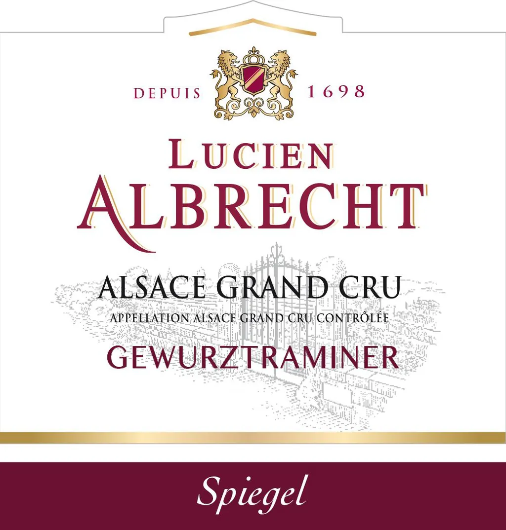 Grand Cru Spiegel Gewurztraminer Bottle