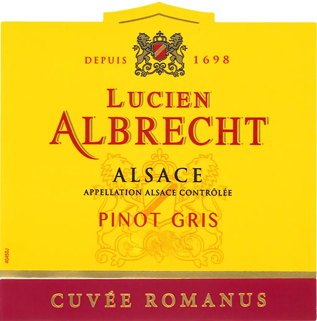 Pinot Gris Cuvee Romanus Bottle