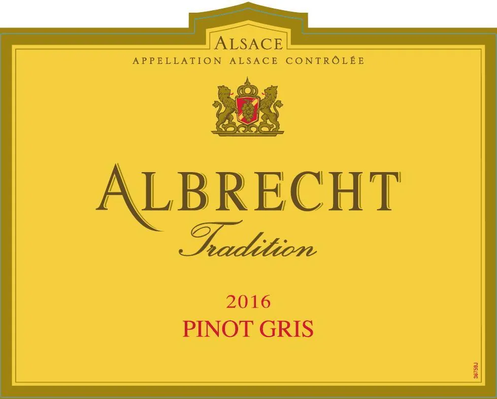 Tradition Pinot Gris Bottle