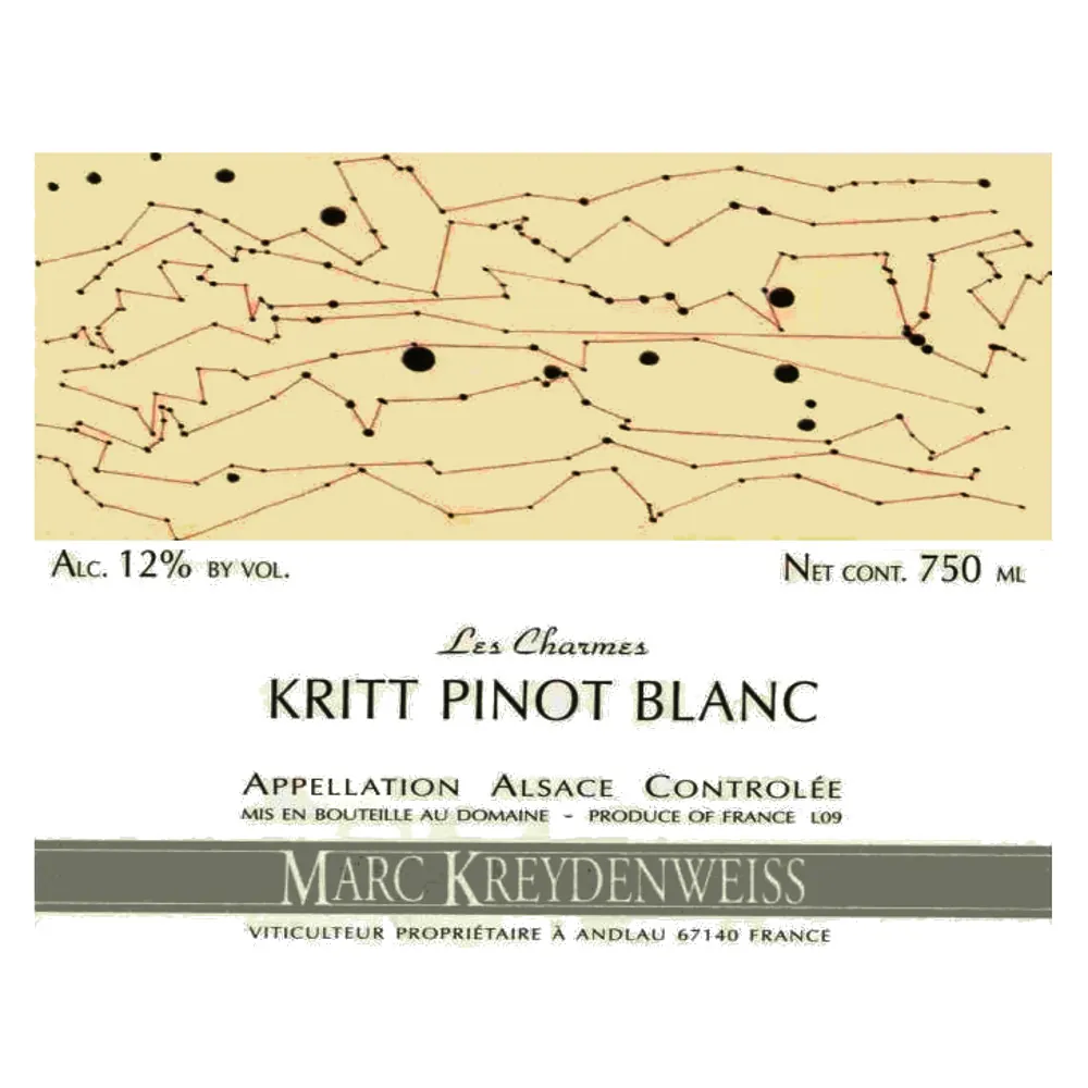 Pinot Blanc Kritt Bottle