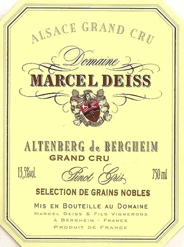 Altenberg de Bergheim Bottle