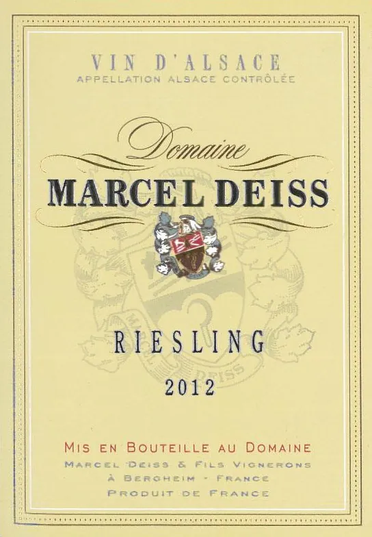 Riesling Bottle