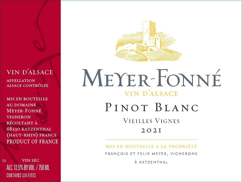 Vieilles Vignes Pinot Blanc Bottle