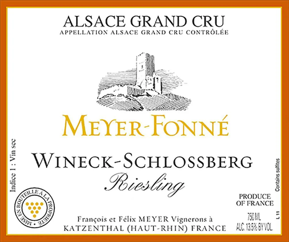 Wineck-Schlossberg Riesling Grand Cru Bottle