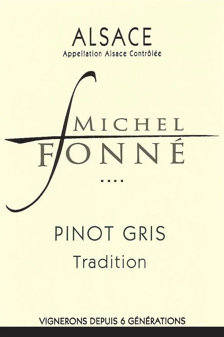 Alsace Tradition Pinot Gris Bottle
