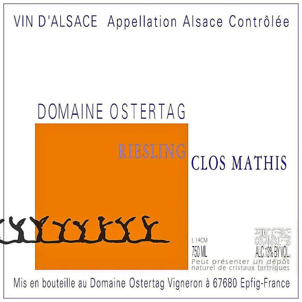 Clos Mathis Riesling Bottle