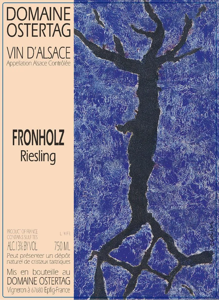 Fronholz Riesling Bottle