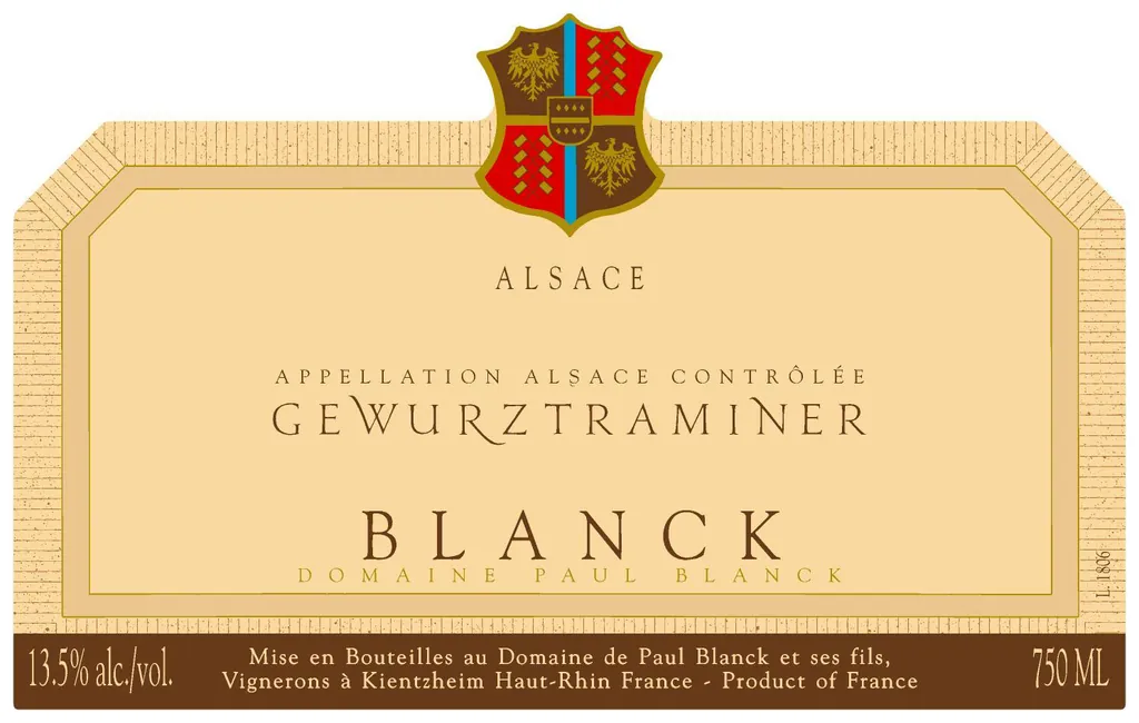 Classique Gewurztraminer Bottle