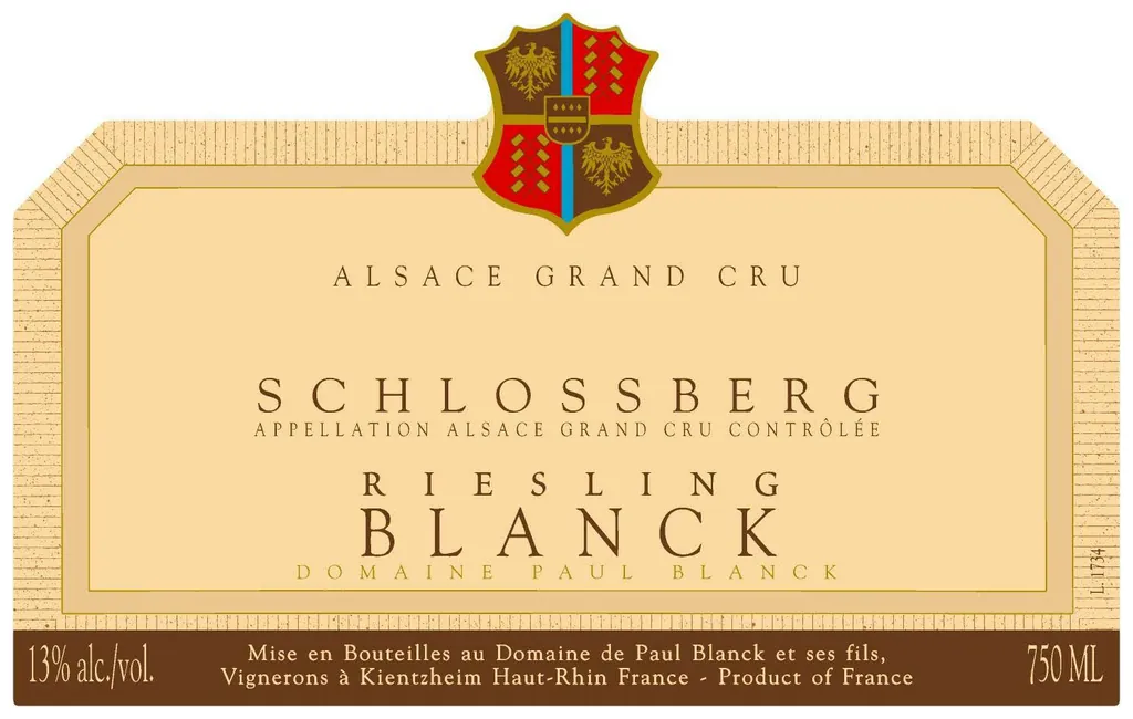Schlossberg Riesling Grand Cru Bottle