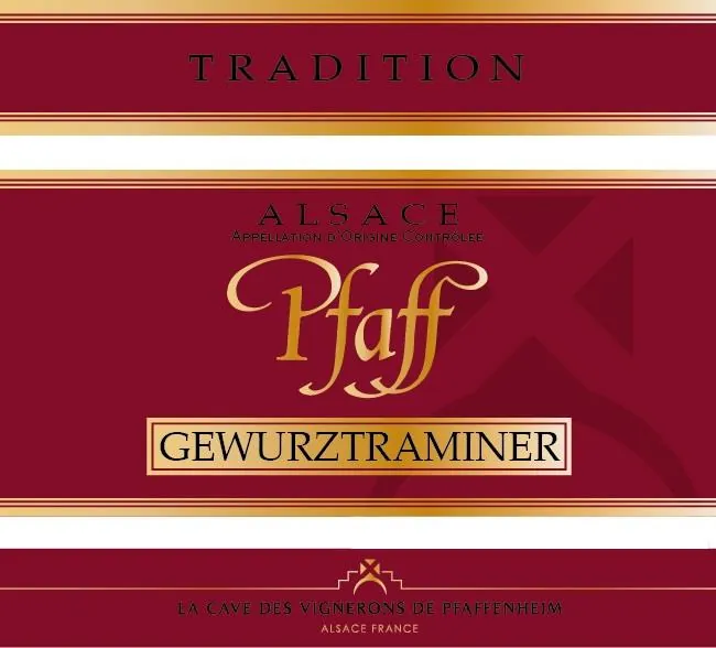 Pfaff Tradition Gewurztraminer Bottle