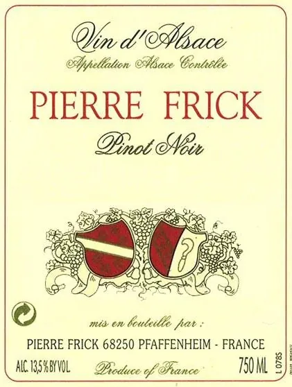 Pinot Noir Bottle