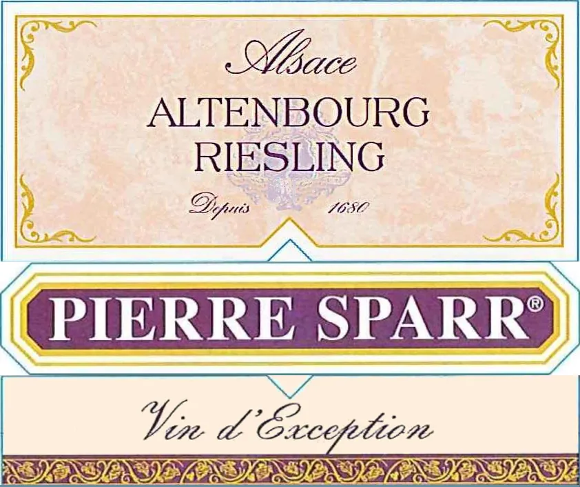 Altenbourg Riesling Bottle