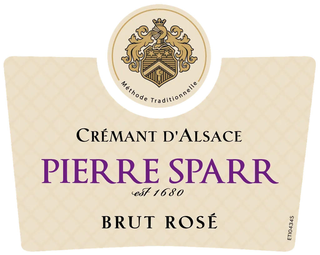 Cremant d'Alsace Brut Rose Bottle