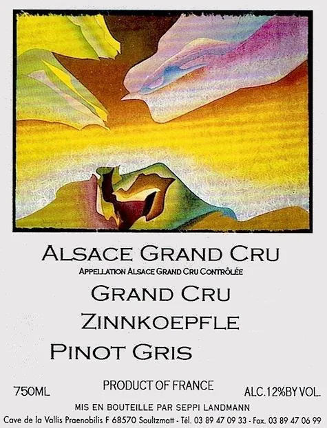 Zinnkoepfle Grand Cru Pinot Gris Bottle