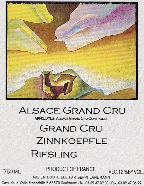 Zinnkoepfle Grand Cru Riesling Bottle