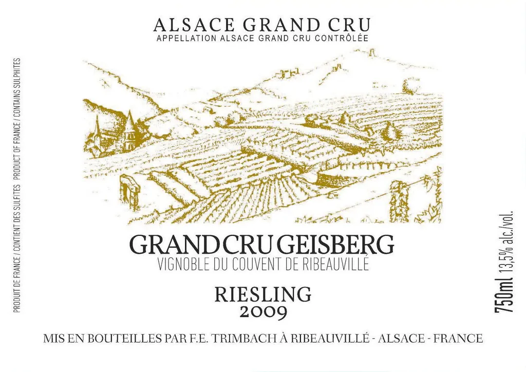 Geisberg Riesling Grand Cru Bottle