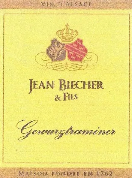 Gewurztraminer Bottle