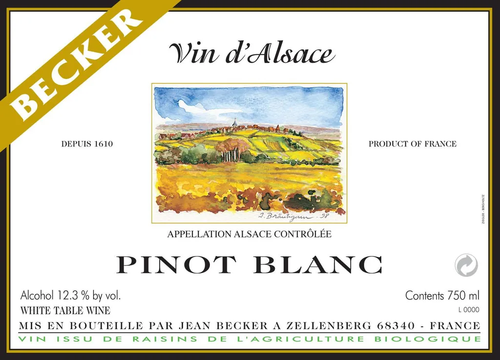 Pinot Blanc Bottle