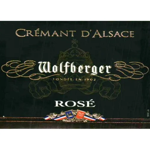 Cremant d'Alsace Brut Rose Bottle