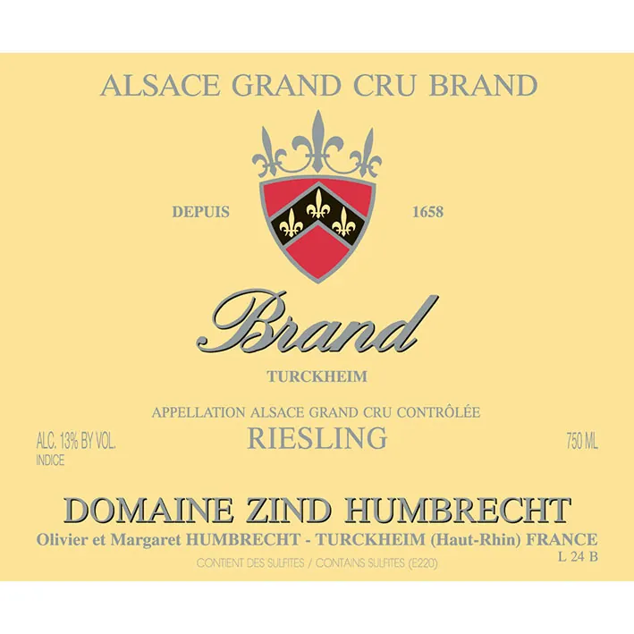 Brand Grand Cru Riesling Bottle