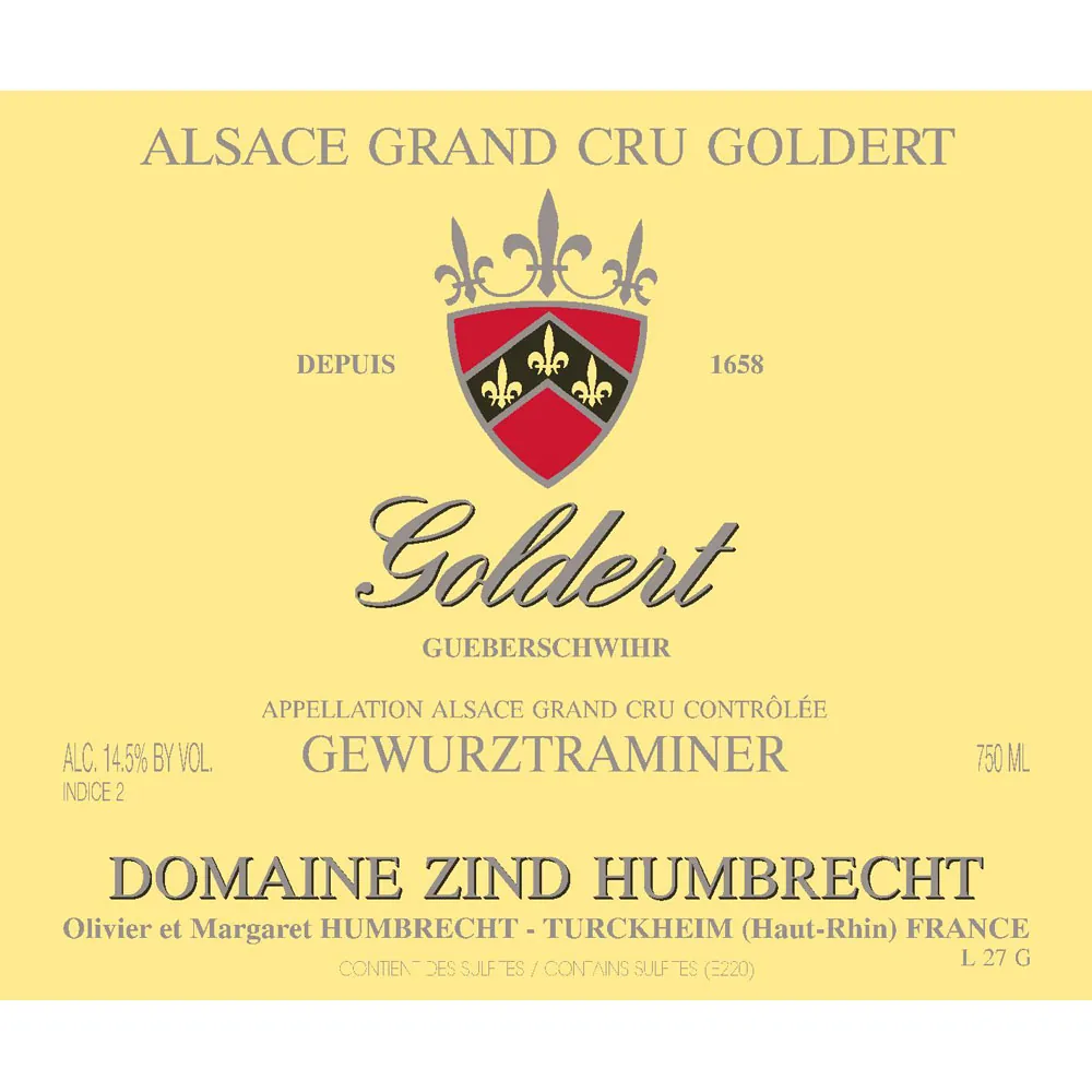 Goldert Gewurztraminer Bottle