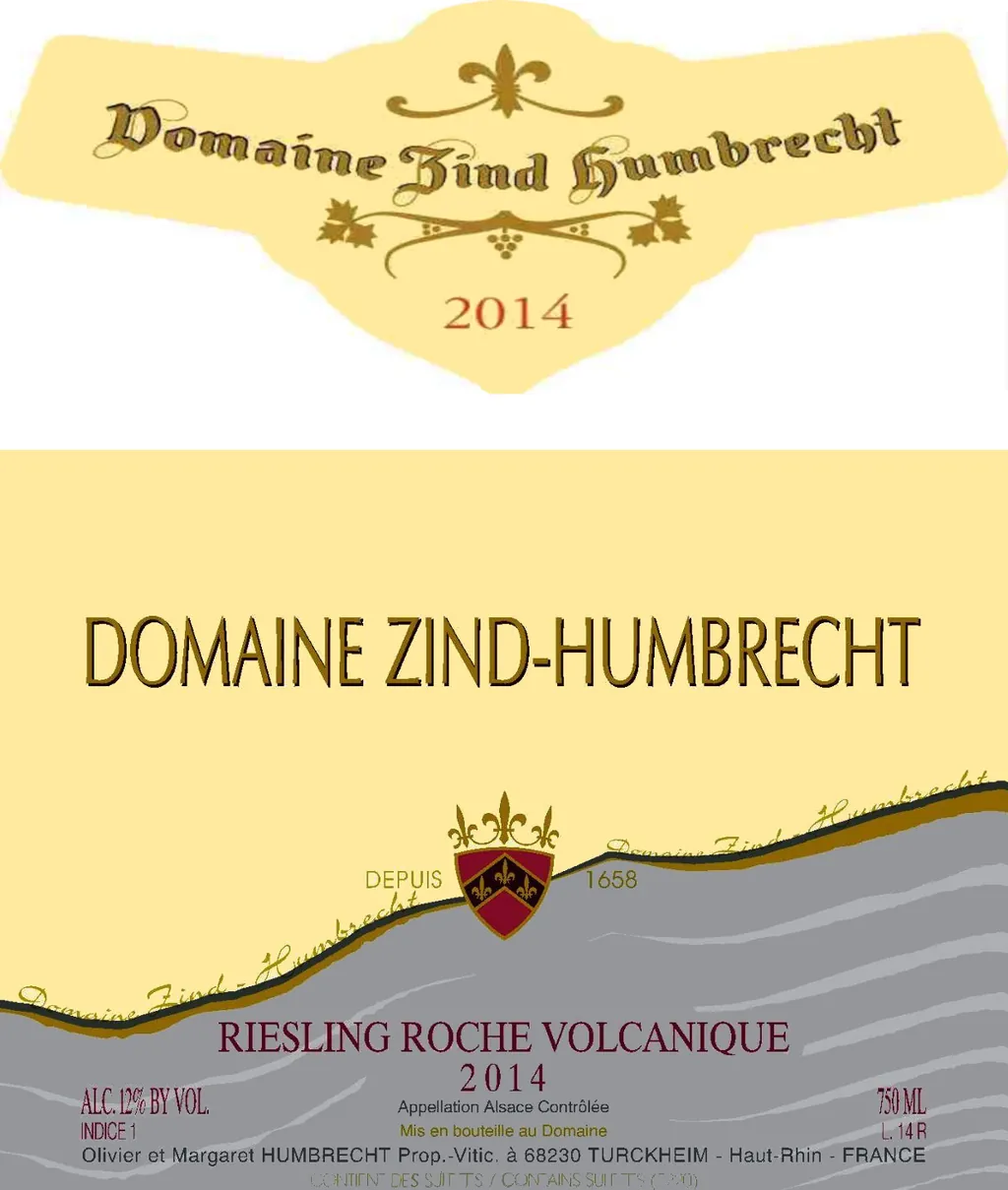 Roche Volcanique Riesling Bottle