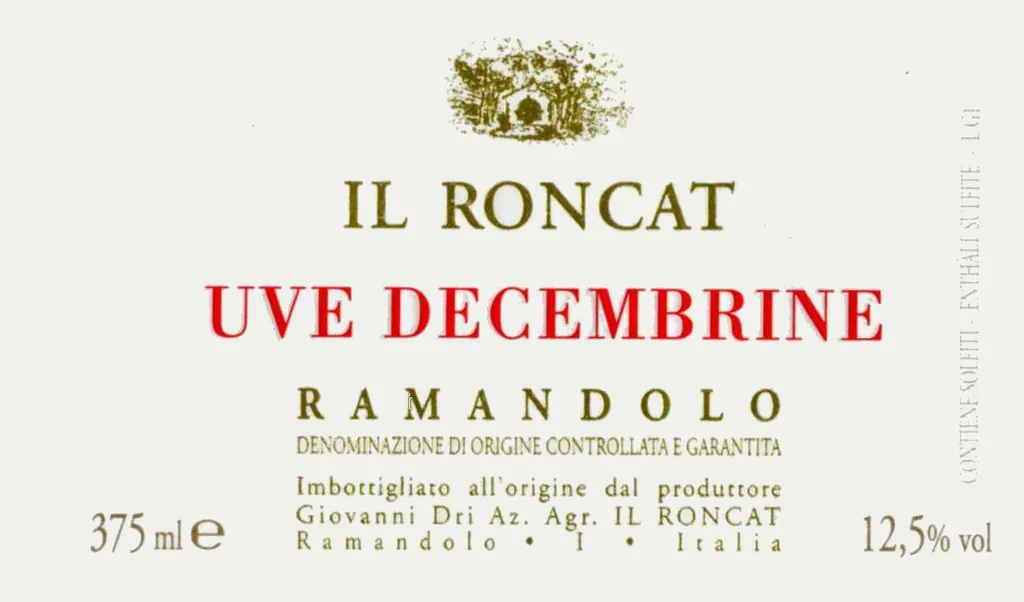 Il Roncat Uve Decembrine Bottle
