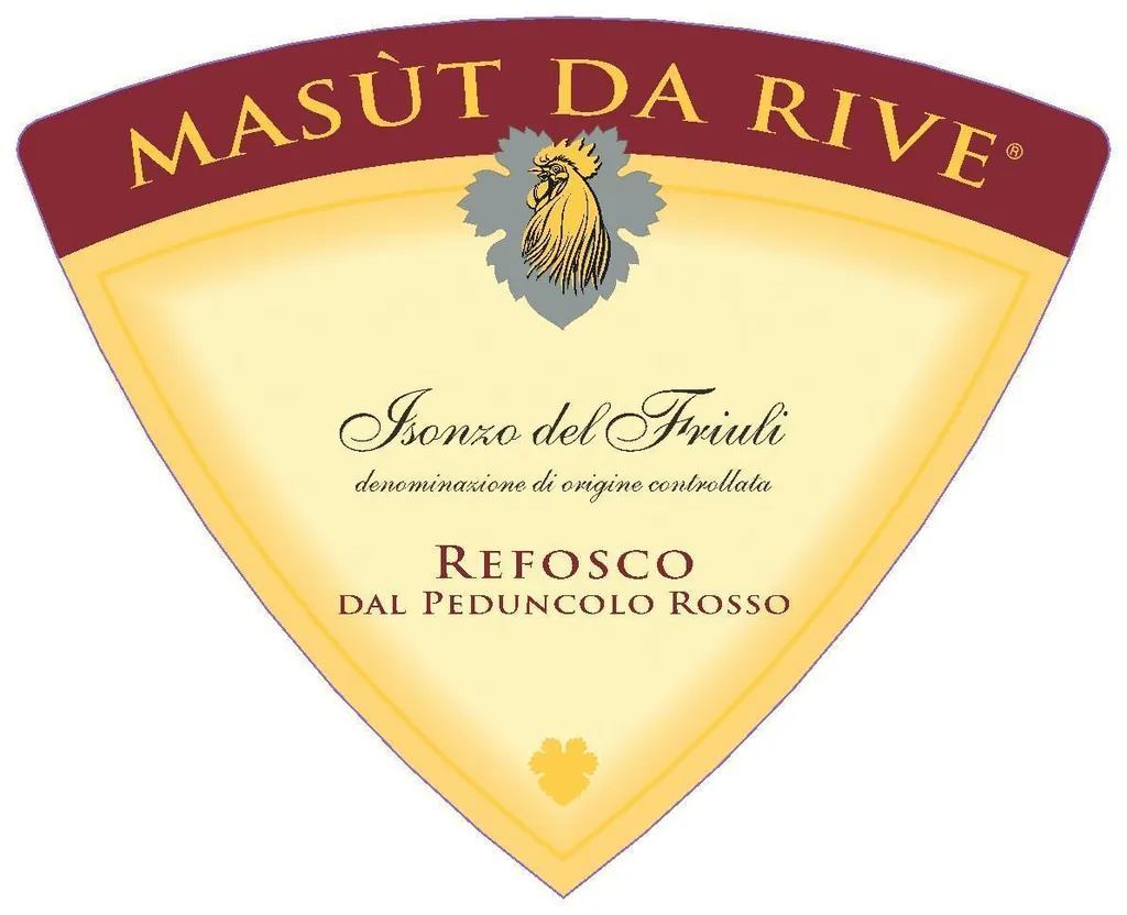 Masut da Rive Isonzo del Friuli Refosco dal Peduncolo Rosso Bottle