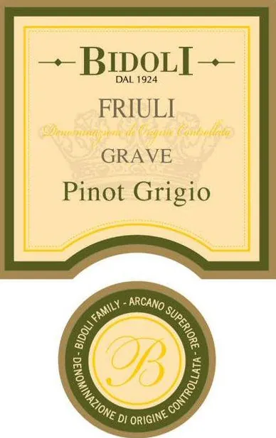 Grave del Friuli Pinot Grigio Bottle