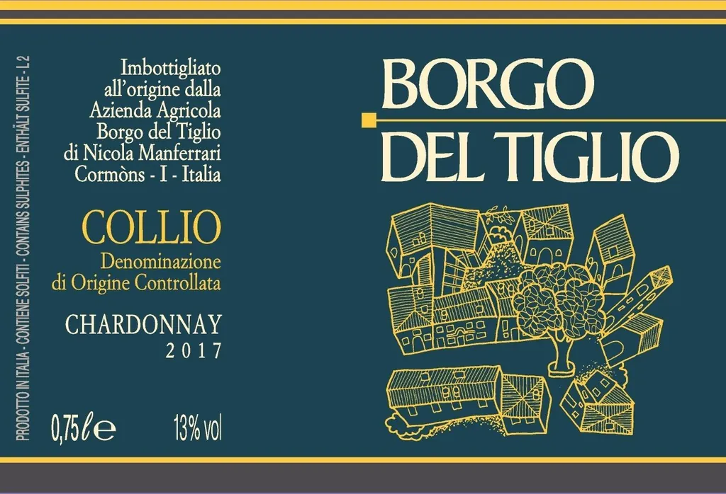 Collio Chardonnay Selezione Bottle