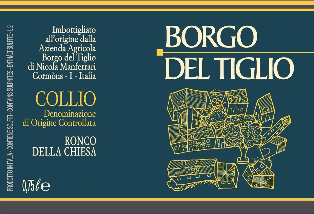 Collio Ronco della Chiesa Bottle