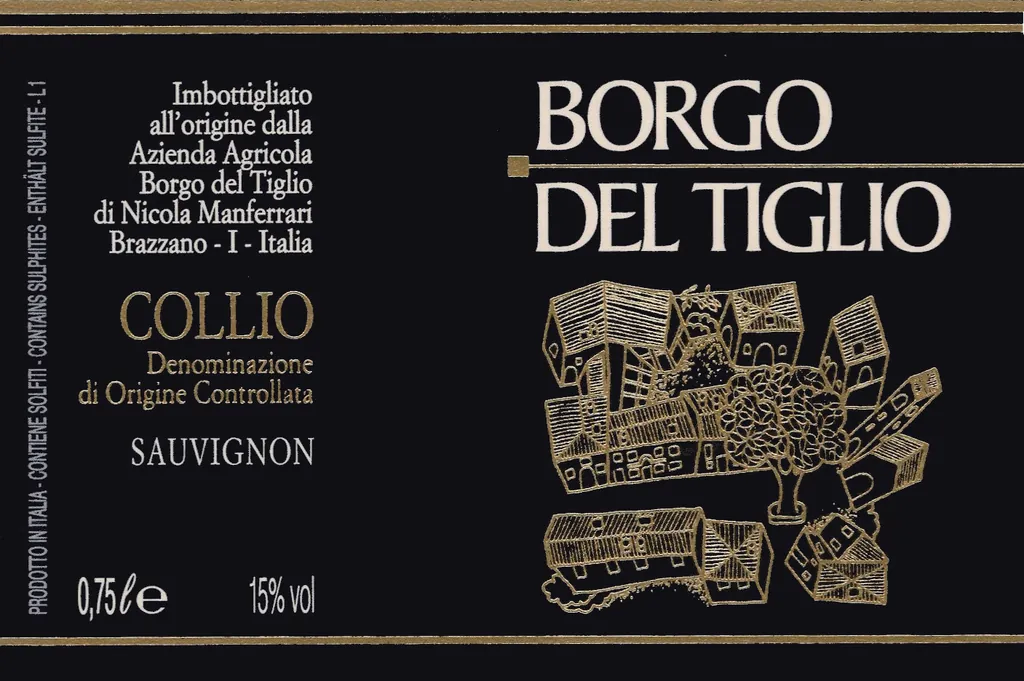 Collio Sauvignon Bottle
