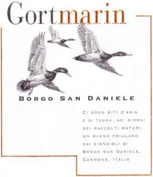 Venezia Giulia Gortmarin Bottle