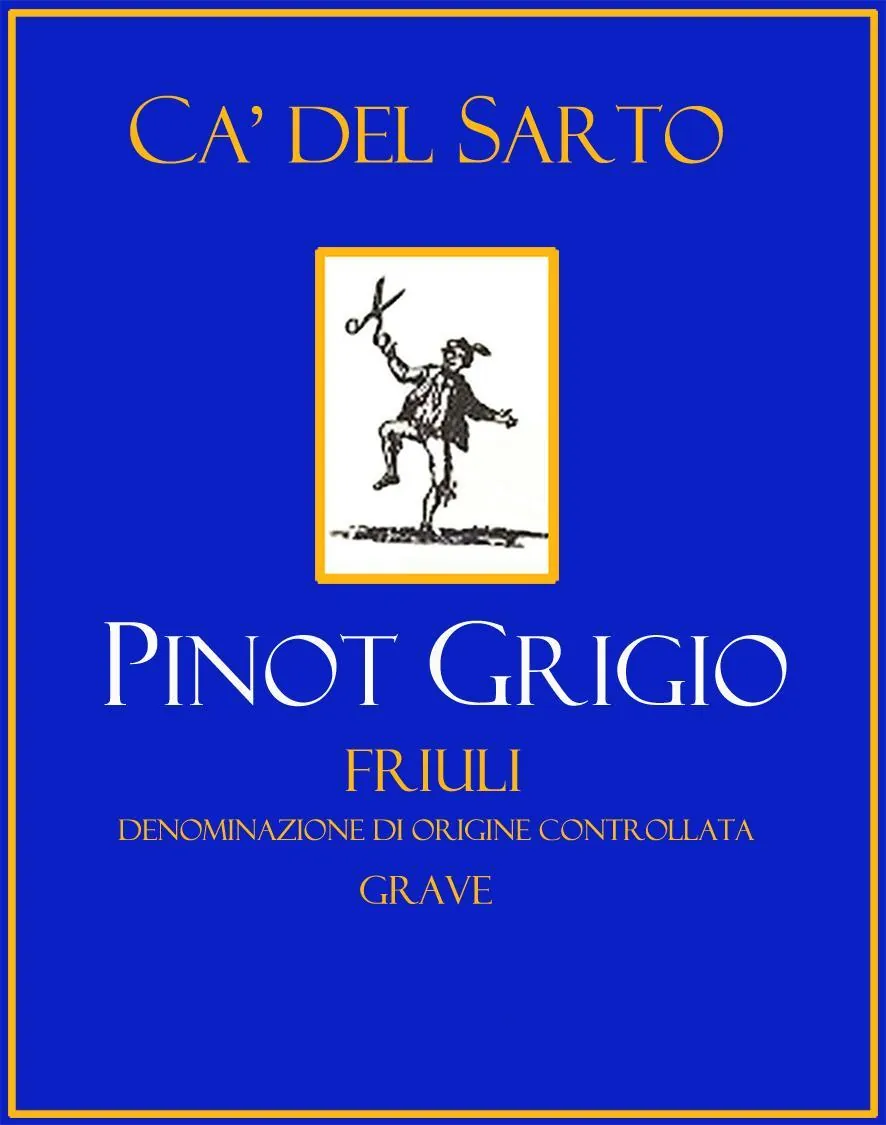 Pinot Grigio Bottle