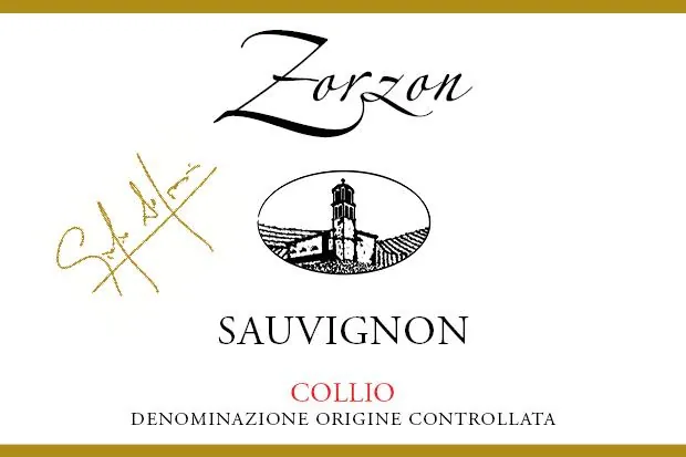 Collio Sauvignon Bottle