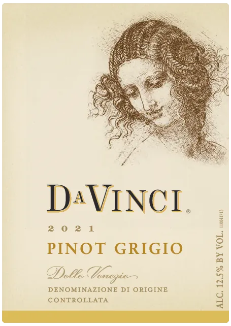 Da Vinci Pinot Grigio Bottle