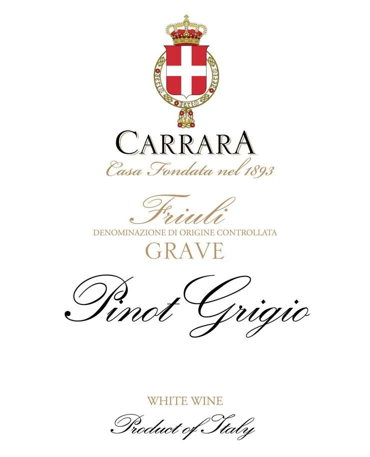 Pinot Grigio Bottle