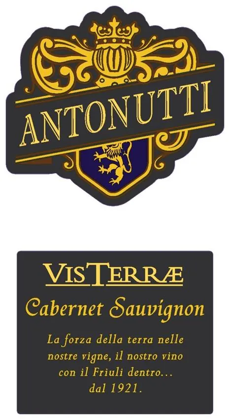 Friuli Grave Vis Terrae Cabernet Sauvignon Bottle