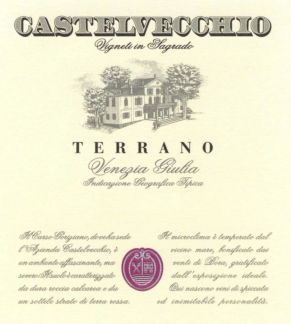 Venezia Giulia Terrano Bottle