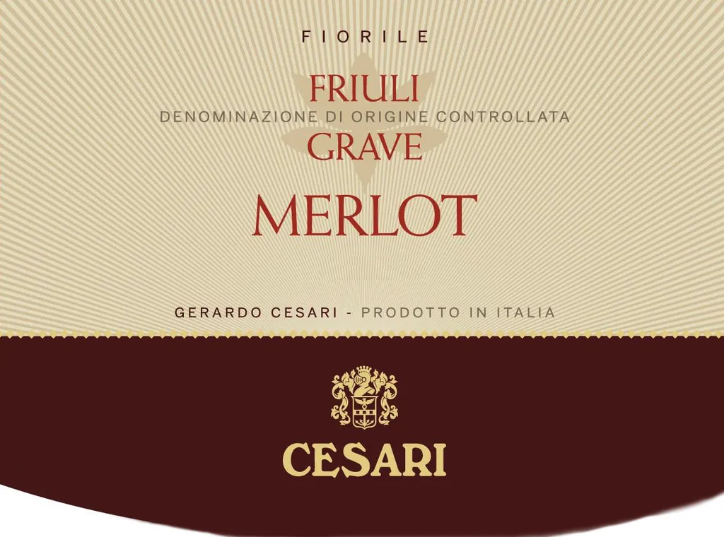 Fiorile Merlot Bottle
