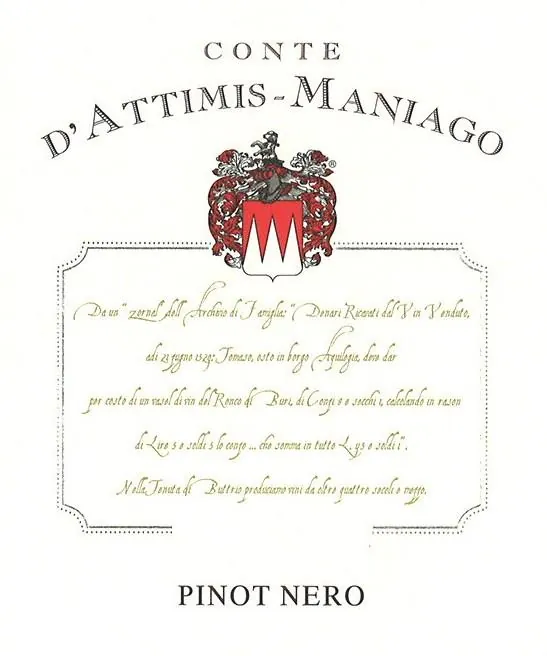 Pinot Nero Bottle