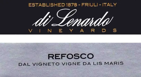 Refosco dal Vigneto Lis dei Maris Bottle