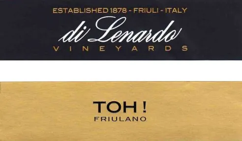 TOH Friulano Bottle