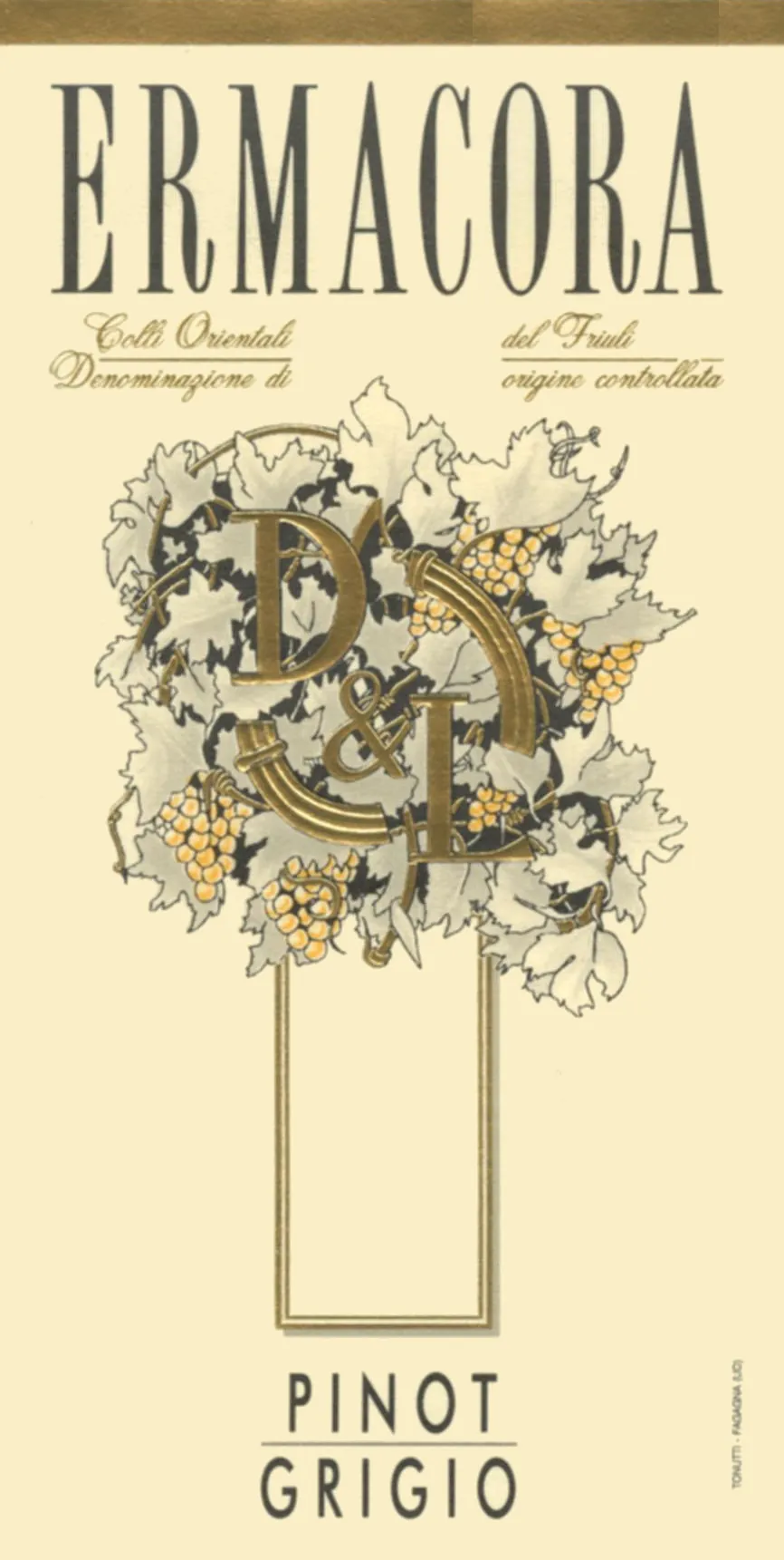 Colli Orientali del Friuli Pinot Grigio Bottle