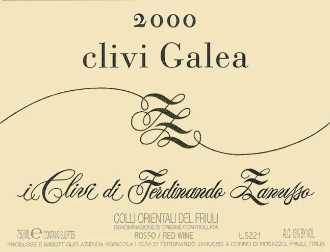 Clivi Galea Rosso Bottle