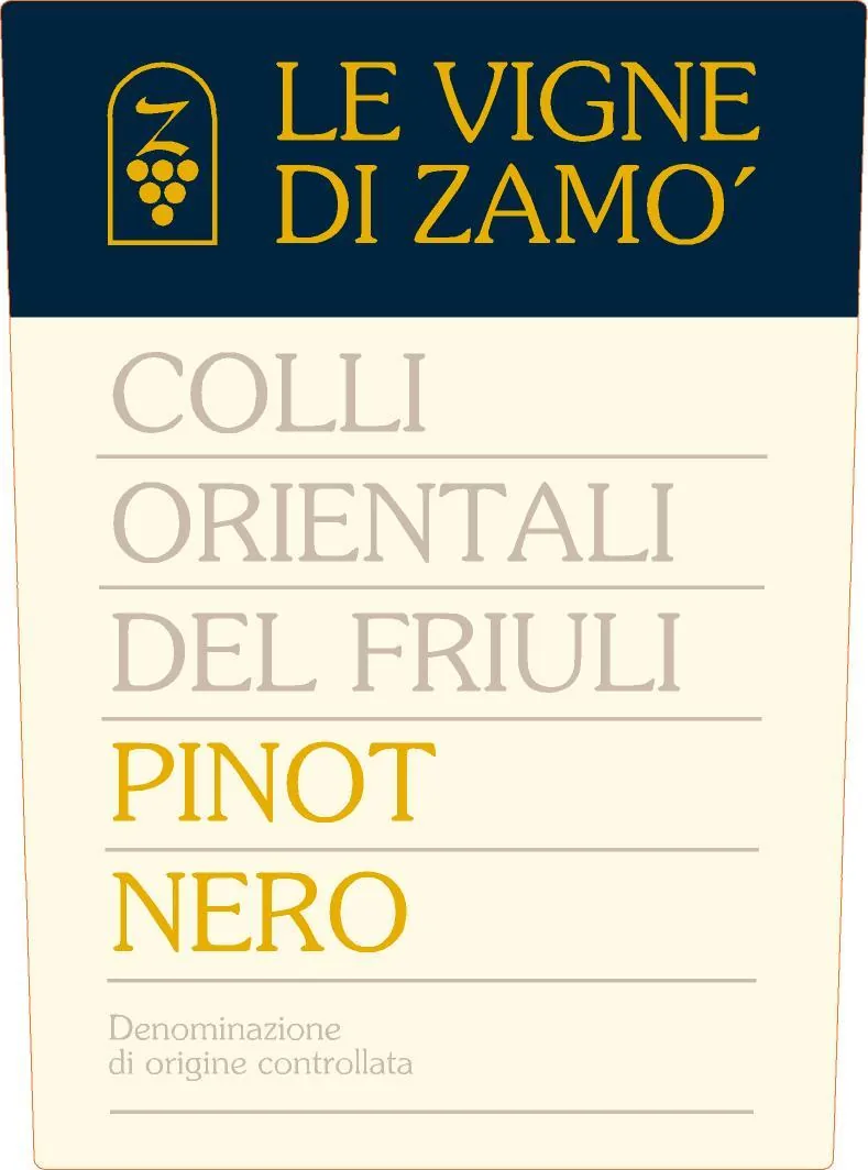 Colli Orientali del Friuli Pinot Nero Bottle