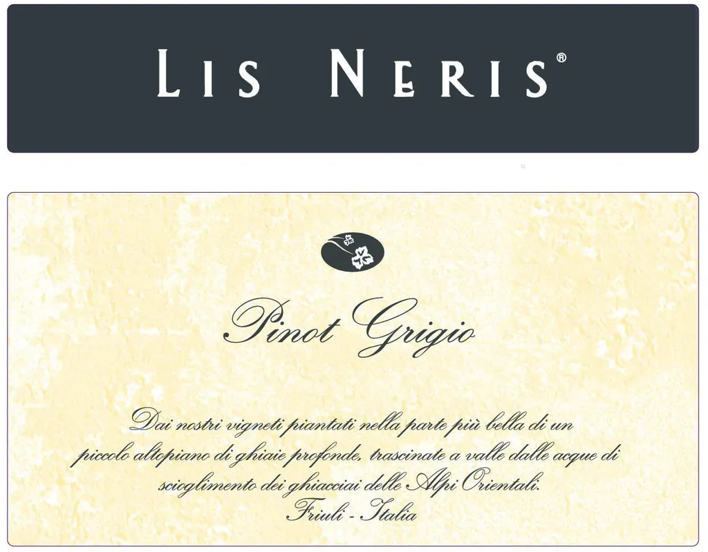 Pinot Grigio Bottle
