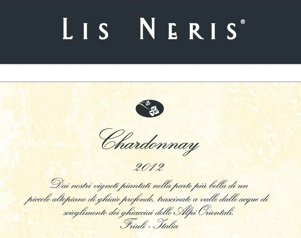 Venezia Giulia Chardonnay Bottle