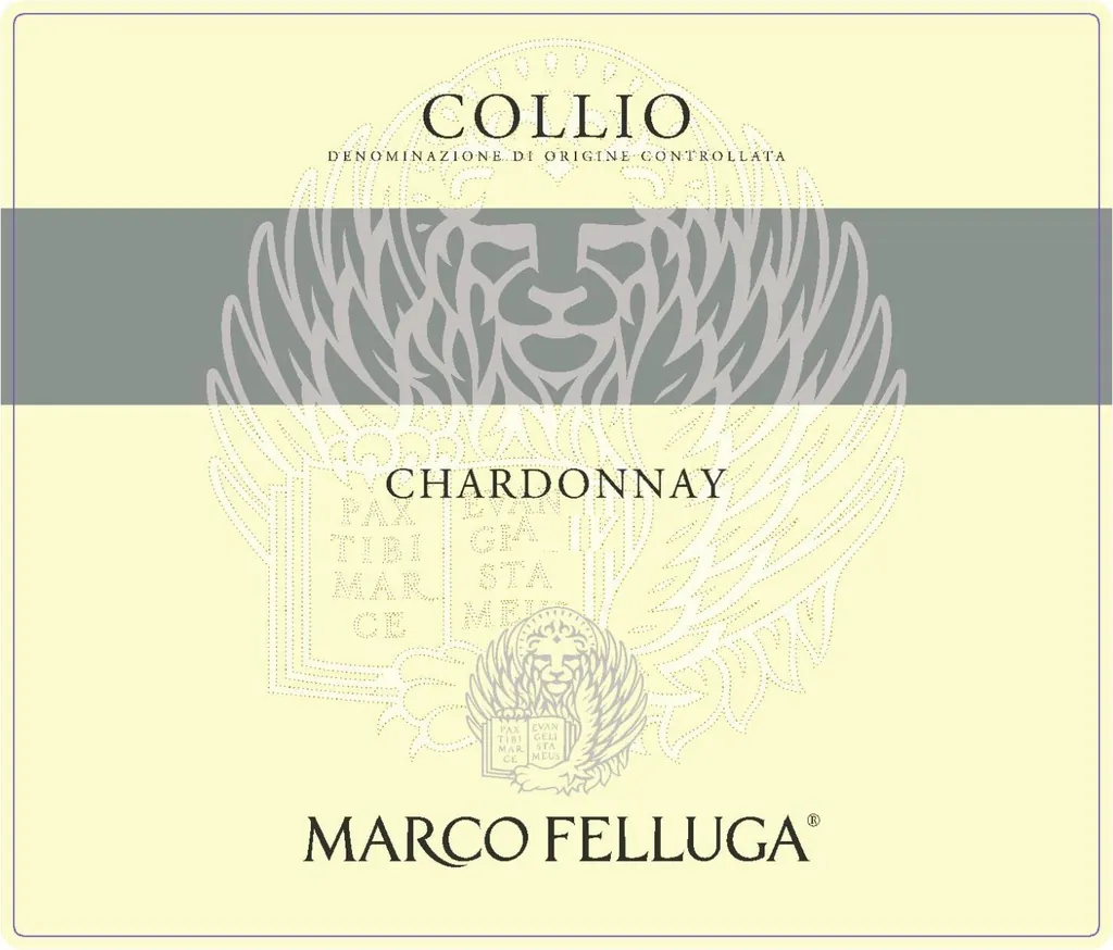 Collio Chardonnay Bottle
