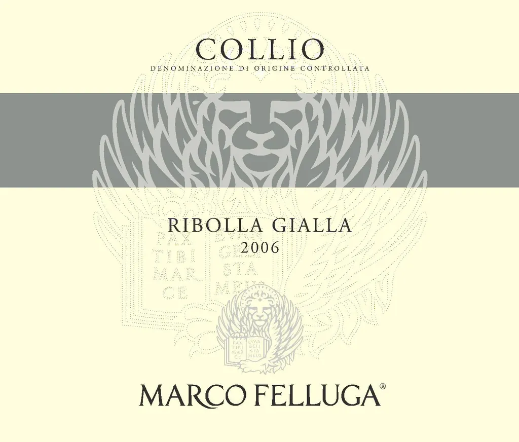 Collio Ribolla Gialla Bottle